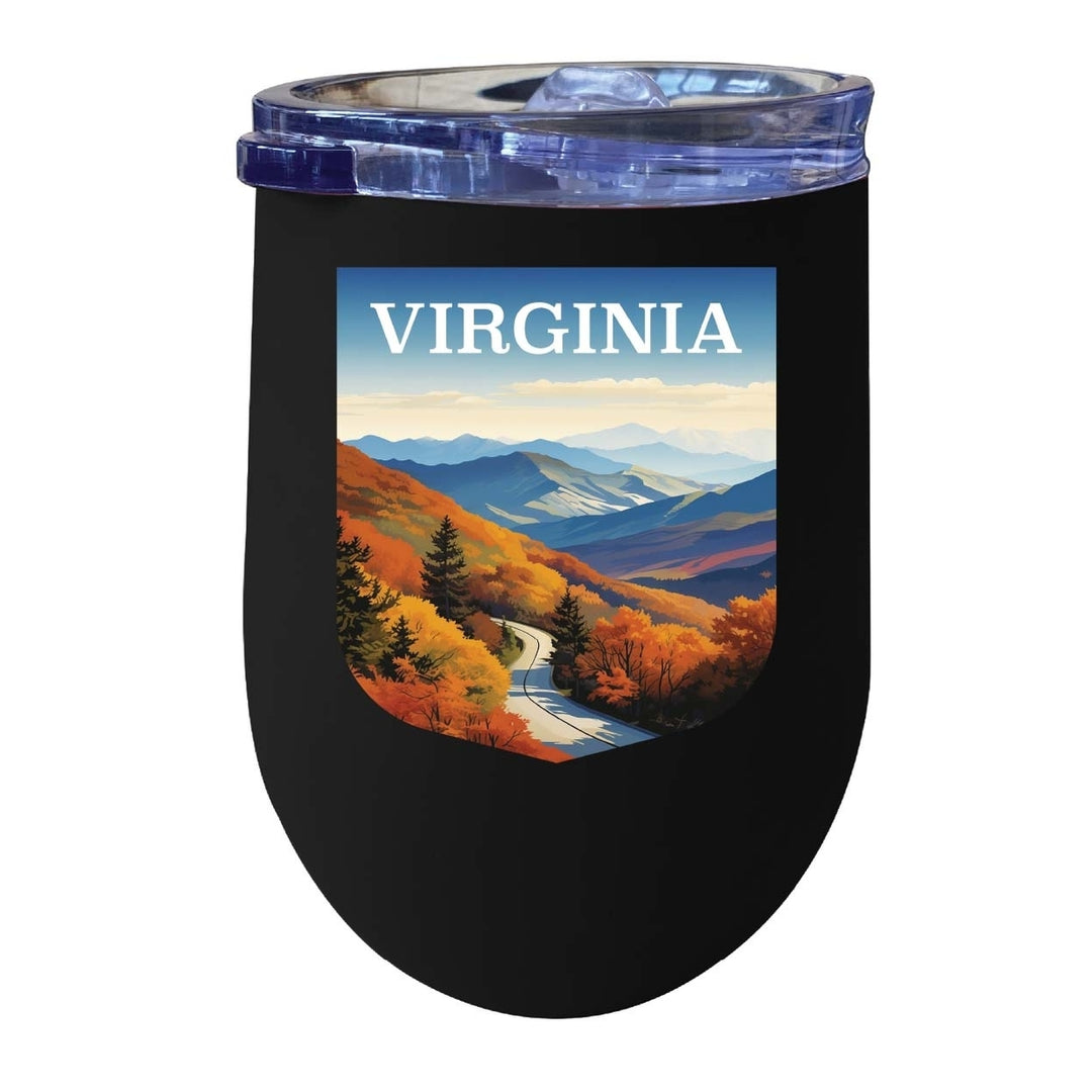 Virginia Design A Souvenir 12 oz Insulated Wine Stainless Steel Tumbler Image 5