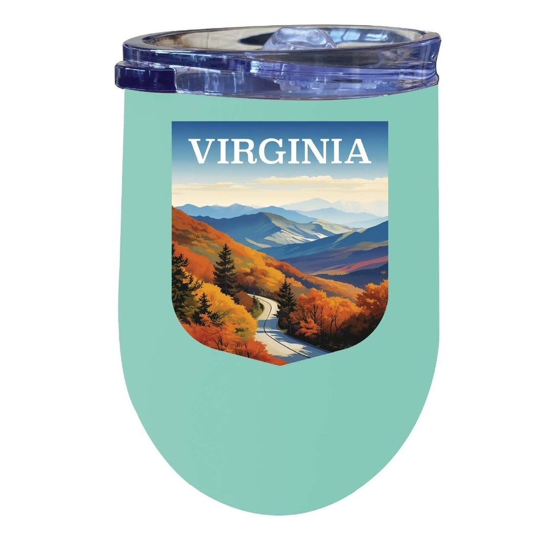 Virginia Design A Souvenir 12 oz Insulated Wine Stainless Steel Tumbler Image 8