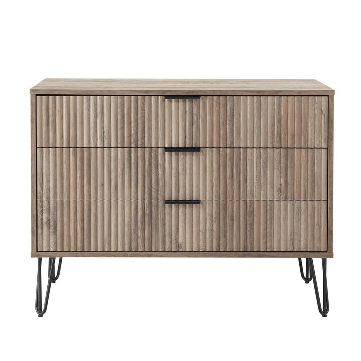 DUMBO Modern Dresser with 3-Drawers Image 5
