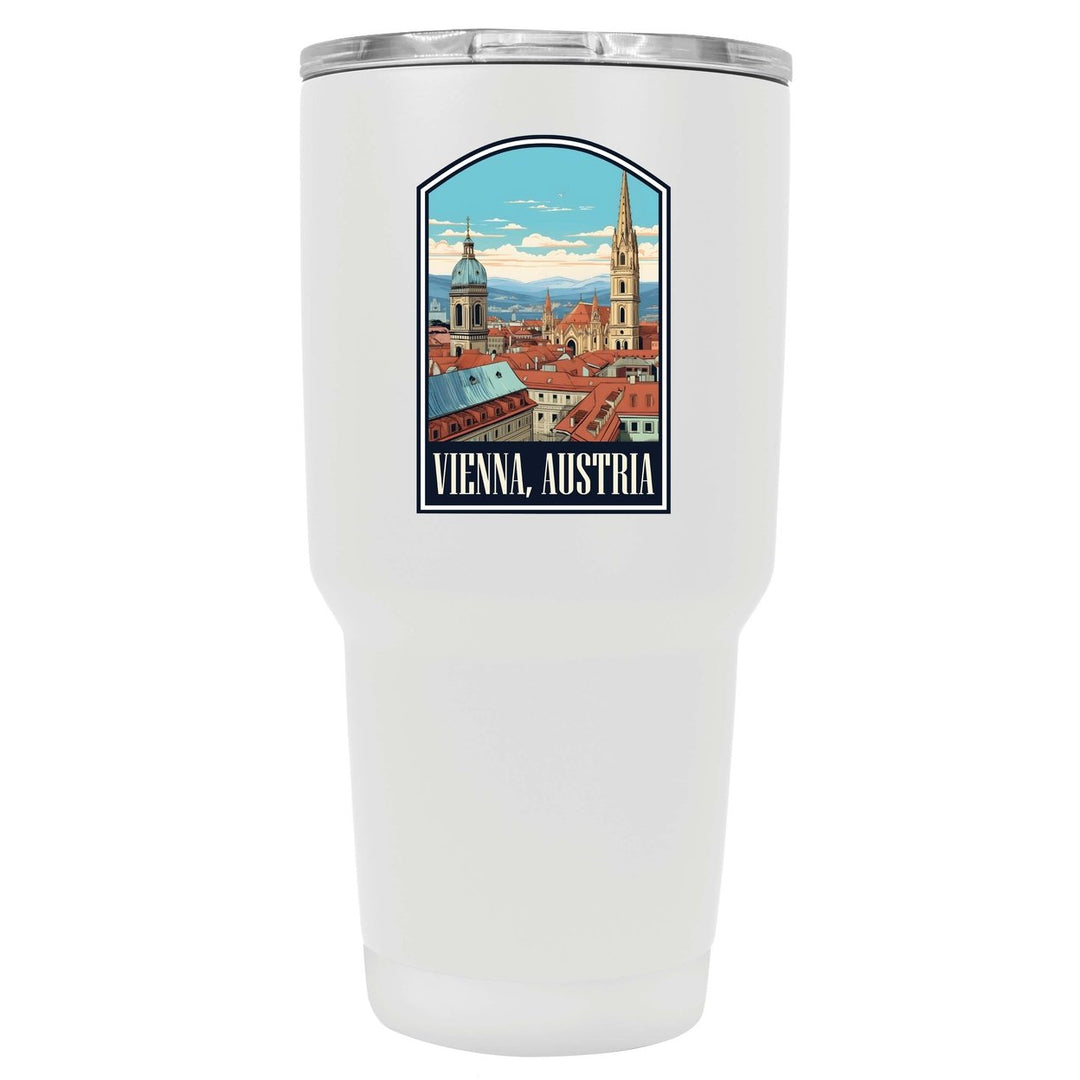 Vienna Austria Design B Souvenir 24 oz Insulated Stainless Steel Tumbler Image 6