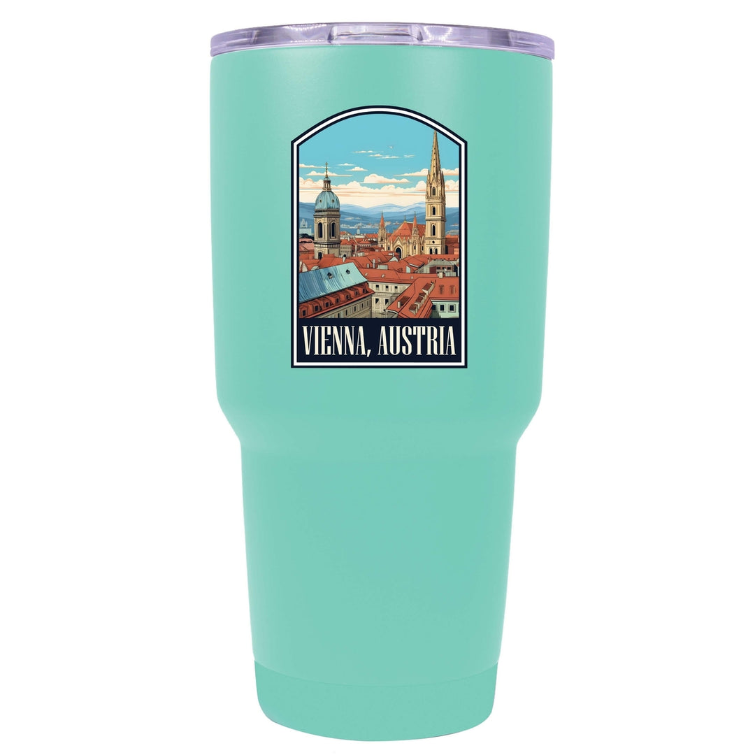 Vienna Austria Design B Souvenir 24 oz Insulated Stainless Steel Tumbler Image 8