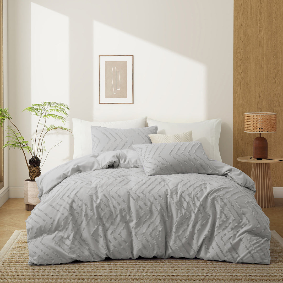 Ultra Soft Tufted Duvet Cover - 2 or 3 Pieces Image 8