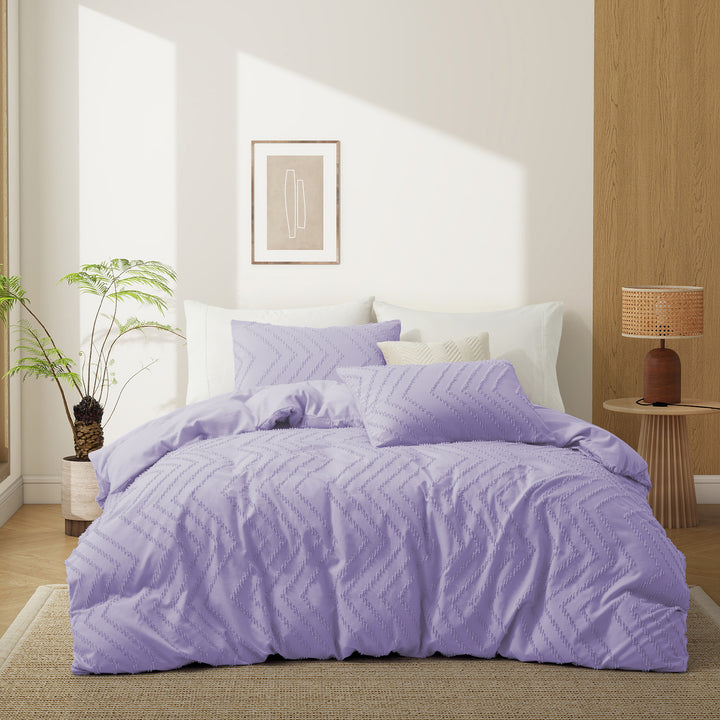 Ultra Soft Tufted Duvet Cover - 2 or 3 Pieces Image 10