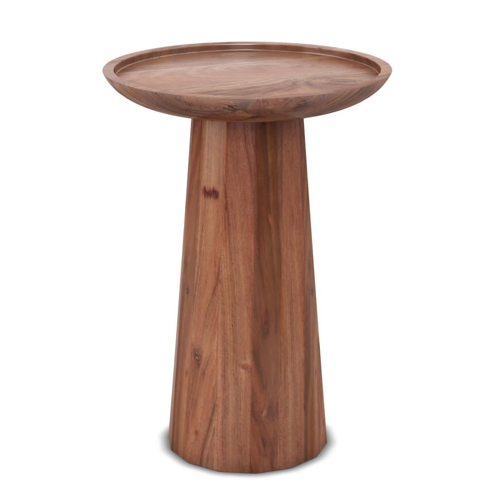 Dayton Wooden Accent Table in Mango Image 2