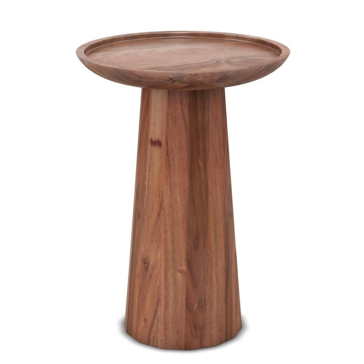 Dayton Wooden Accent Table in Mango Image 1