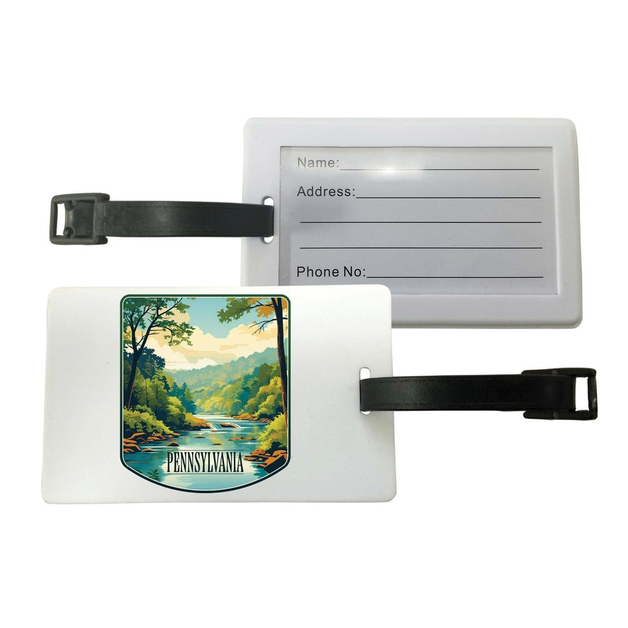 Pennsylvania Design B Souvenir Luggage Tag Image 1