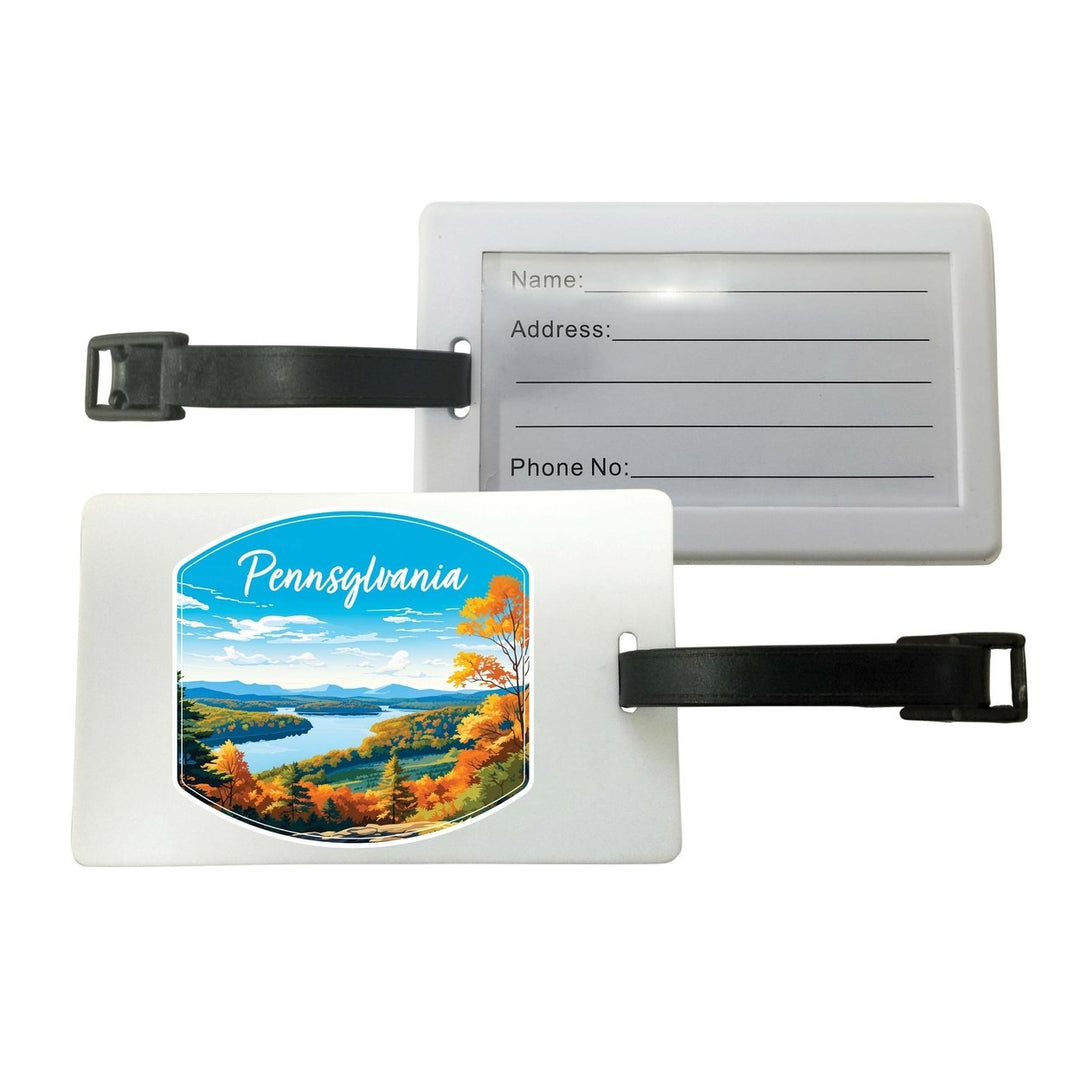 Pennsylvania Design C Souvenir Luggage Tag Image 1