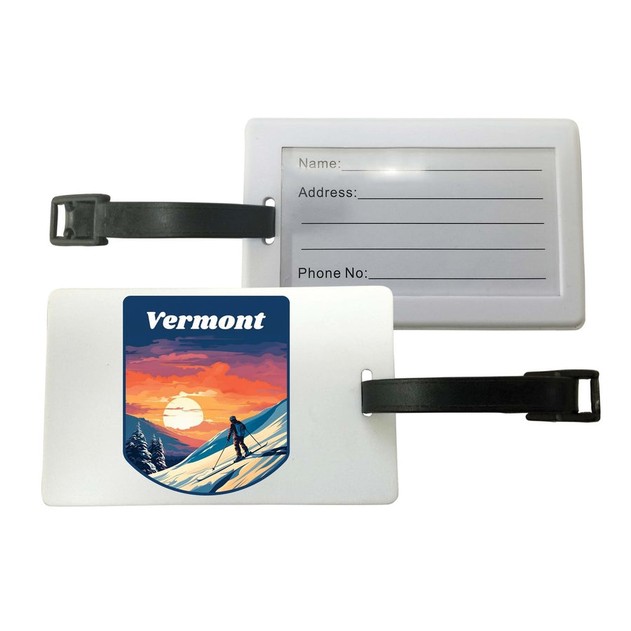 Vermont Design B Souvenir Luggage Tag Image 1