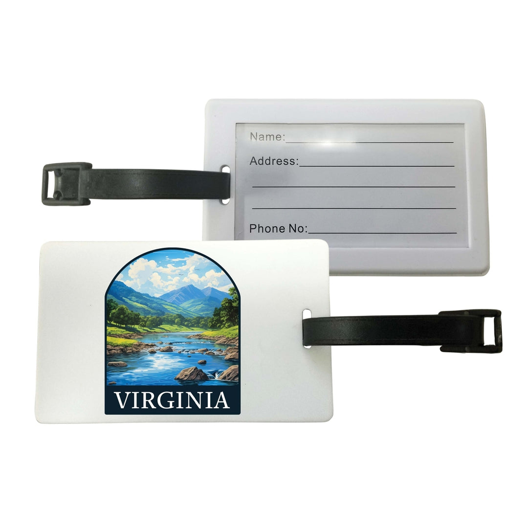 Virginia Design B Souvenir Luggage Tag Image 1