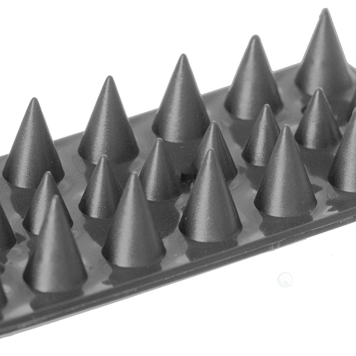 Brown Bird Deterrent Spikes 10 Pack Plastic Fence Cat Repellent Weatherproof Image 10