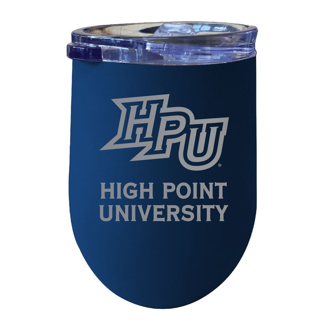 High Point University 12 oz Engraved Insulated Wine Stainless Steel Tumbler Officially Licensed Collegiate Product Image 3