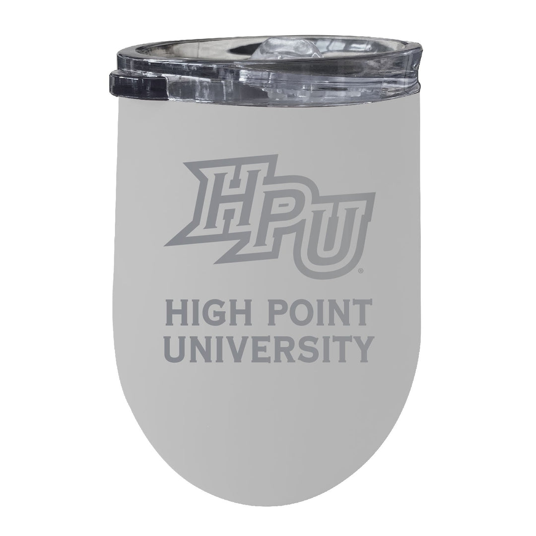 High Point University 12 oz Engraved Insulated Wine Stainless Steel Tumbler Officially Licensed Collegiate Product Image 5