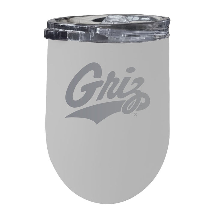 Montana University 12 oz Engraved Insulated Wine Stainless Steel Tumbler Officially Licensed Collegiate Product Image 4