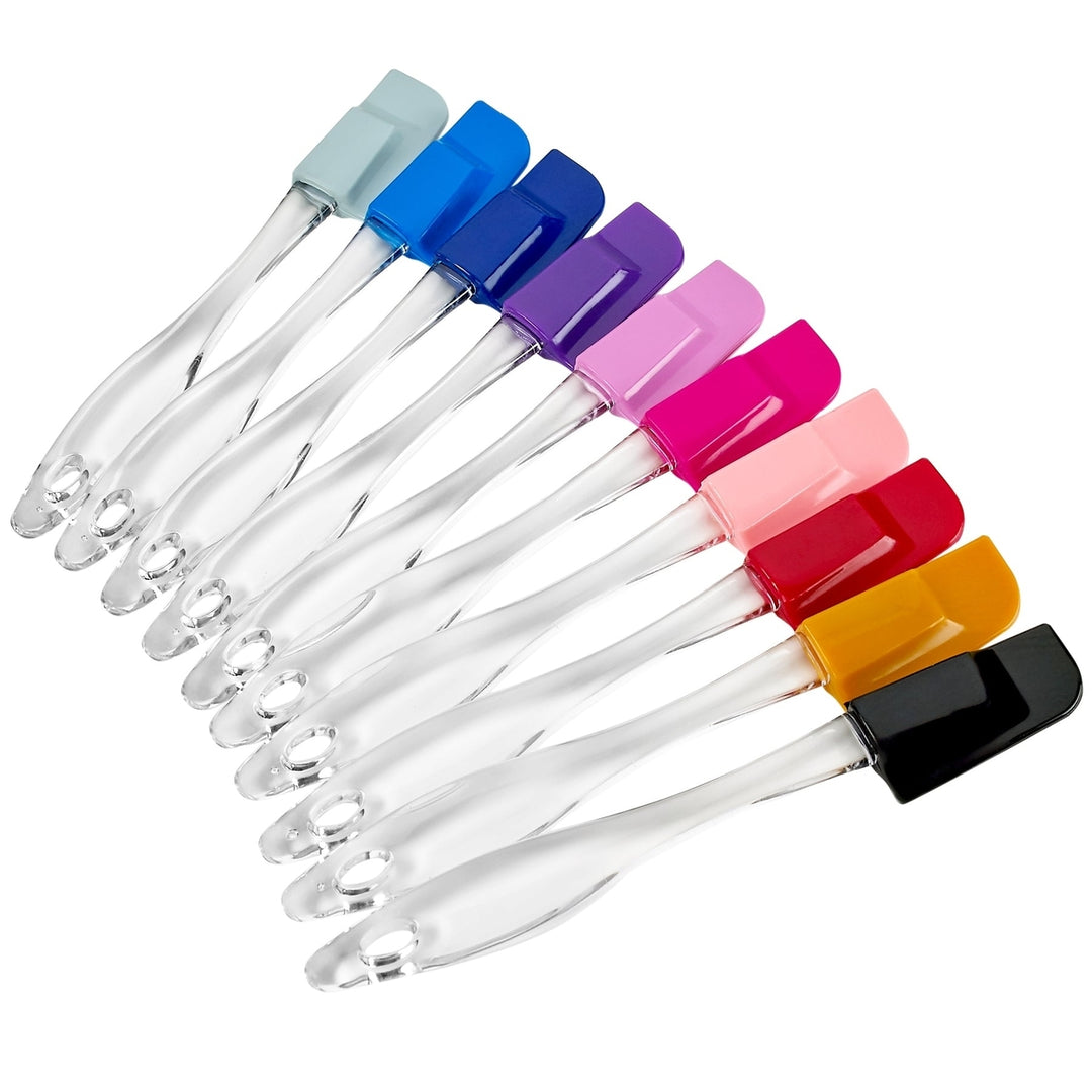 Mini Silicone Spatulas Set - Non-Stick and Heat-Resistant, Pro-Grade - 10 pc set Image 10