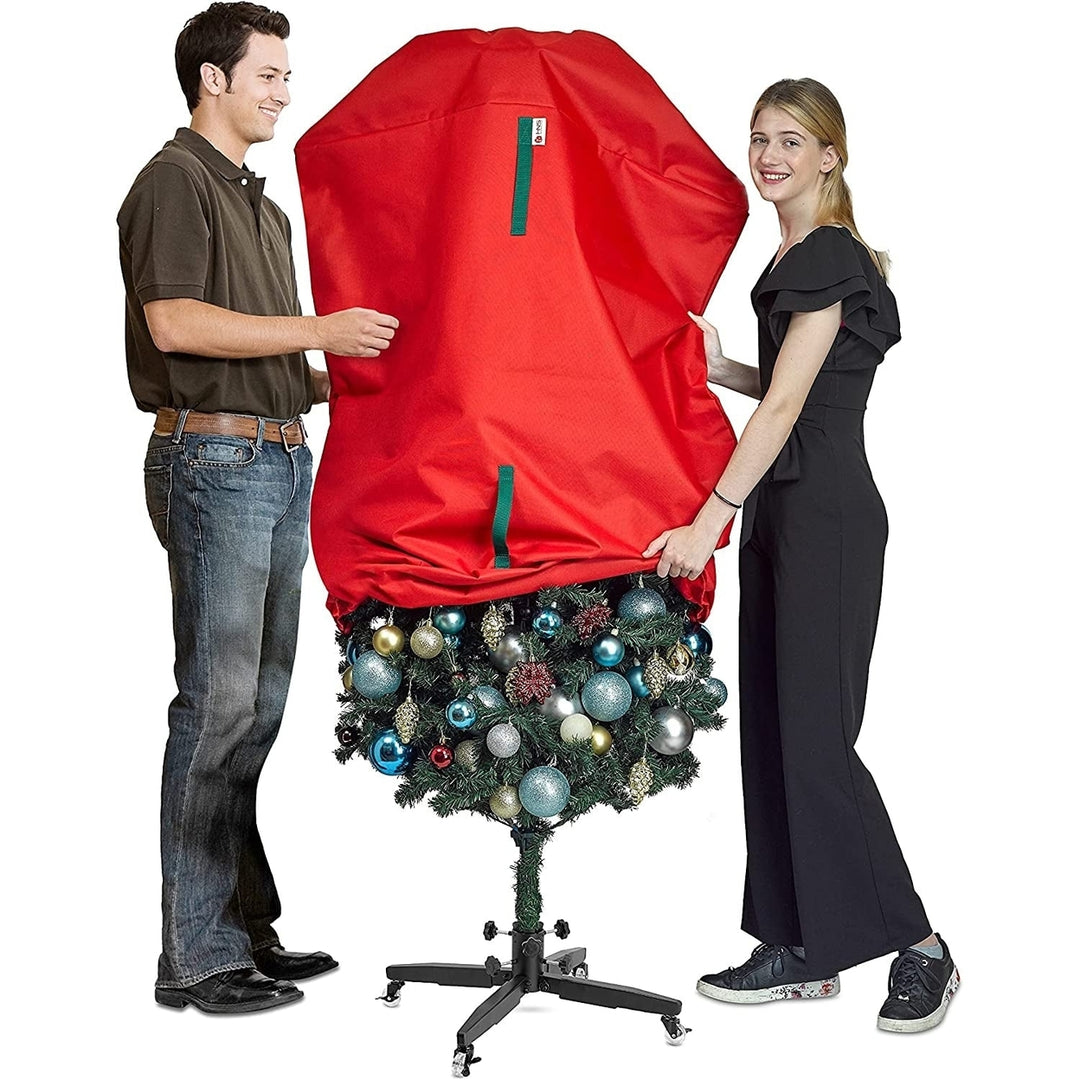 HOLDN STORAGE Christmas Tree Storage Bag 600D Tear Resistant Upright Cover Image 9