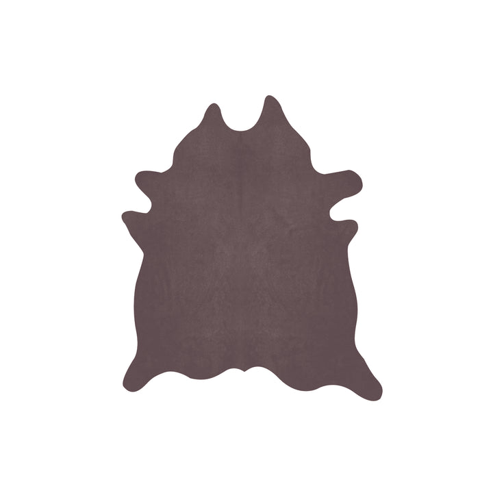 Natural Geneva Cowhide Rug Black 6x7 1-Piece Large Area Rug Image 1