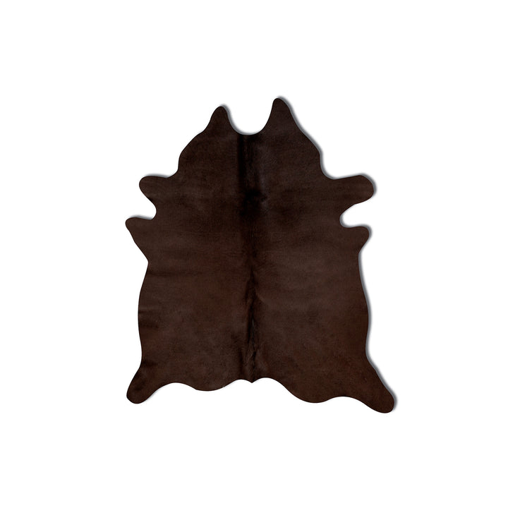 Natural Geneva Cowhide Rug Black 6x7 1-Piece Large Area Rug Image 7