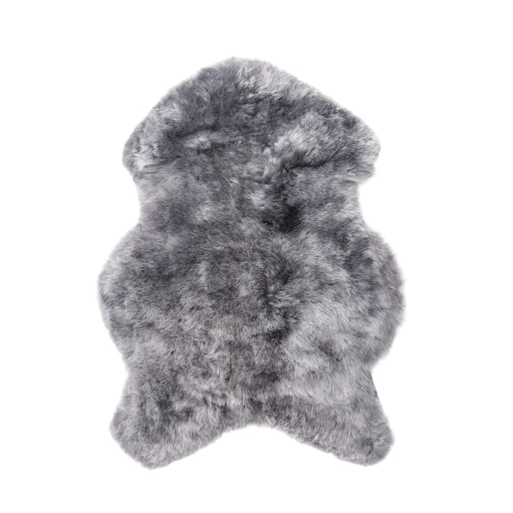 Icelandic Sheepskin Rug 2x3 Grey Brisa Short-Haired Single Sheared 100% Wool Image 1