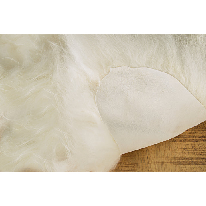 Icelandic Sheepskin Rug Grey 2x3 Long-Haired Single Piece Decor 100% Wool Image 8