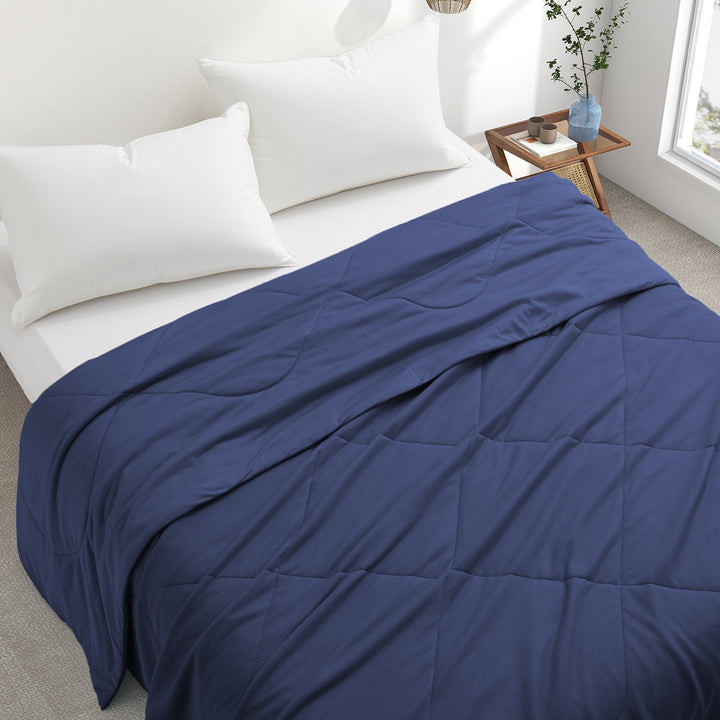 Silky Cooling Blanket - Reversible Oversize Summer Blanket 60 x 80" Image 1