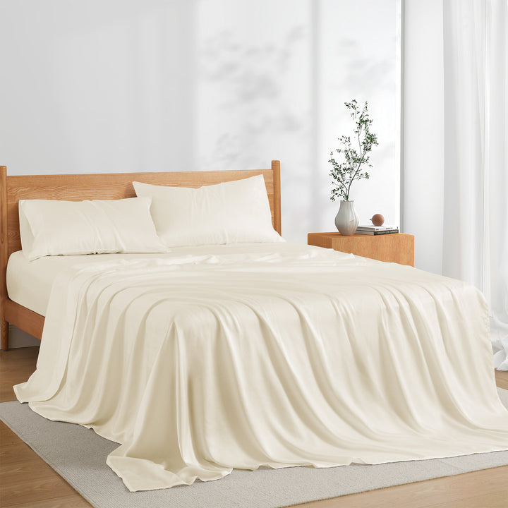 Silky Soft TENCEL Lyocell Cooling Sheet Set- Designed for Hot Sleepers and Night Sweats Image 10