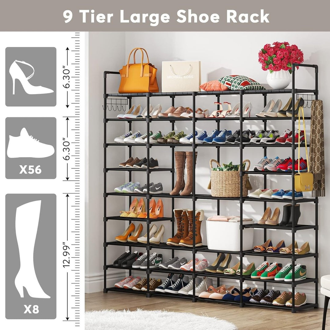 Tribesigns Large Shoe Rack Organizer Closet for Entryway Bedroom Hallway Image 6