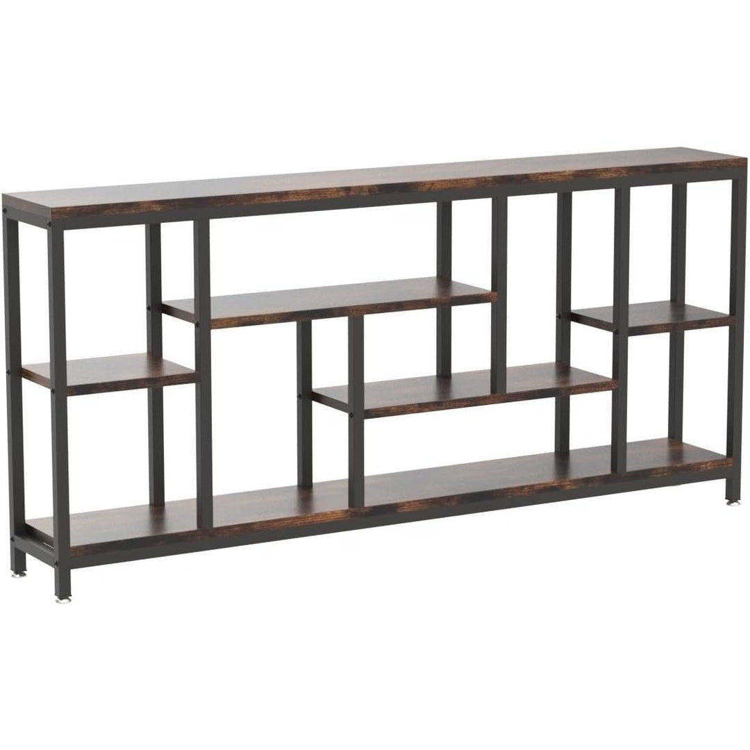 Tribesigns 70.9 inch Console Sofa Table Industrial Style with Storage Shelves Image 5