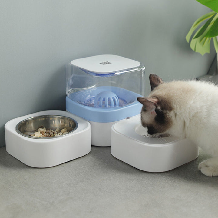 1.8L Pet Bowls Food Automatic Feeder Fountain Water Drinking for Cat Dog Pet Feeding Container Pet Supplies Image 9