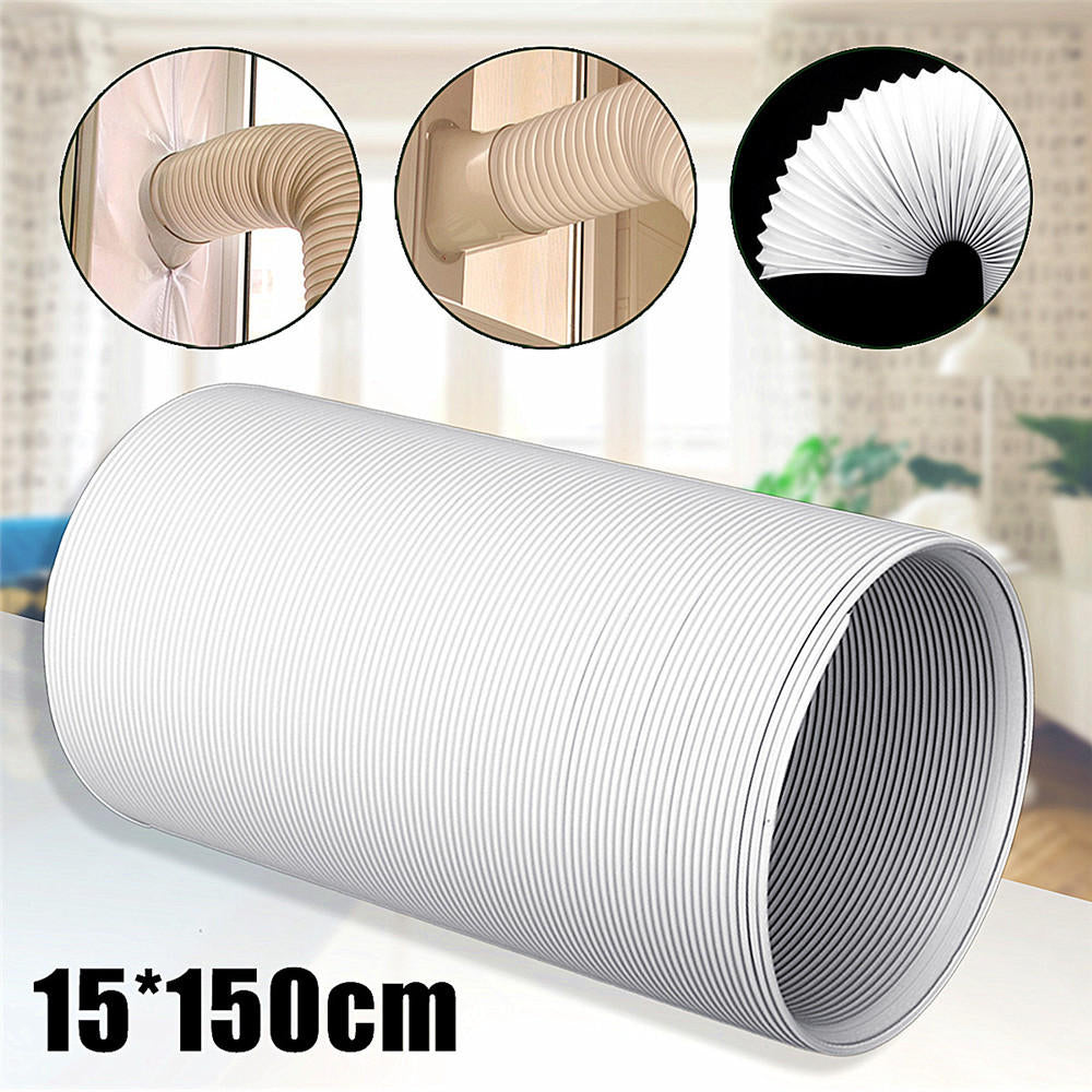 1.5m Universal Portable Air Conditioner Exhaust Hose Tube 15cm Diameter Vent Hose Part Image 2