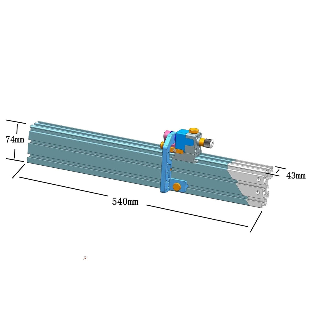 0-70 Degree Miter Gauge with 850mm Extended Fence for Woodworking Table Saw Router Table Precision Angle Setting Image 5