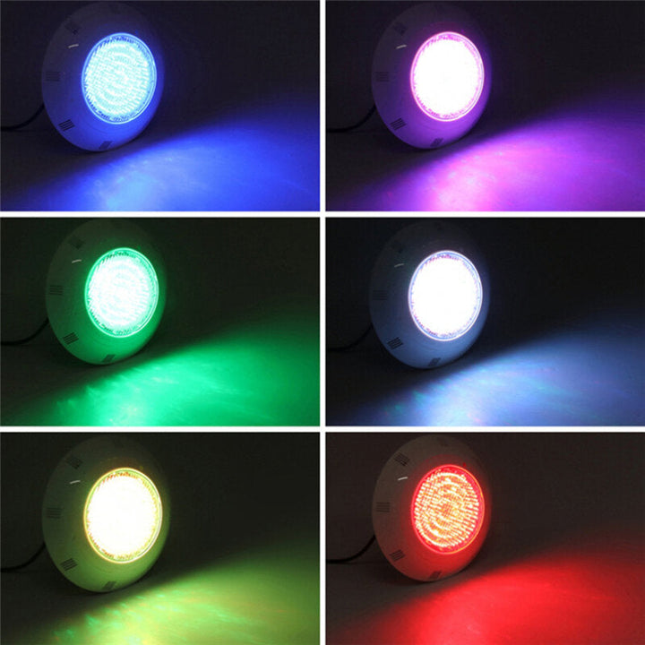 1 pc LED Underwater Swimming Pool Lights RGB Color Changing IP68 Waterproof Lamp With Remote Controller Image 5