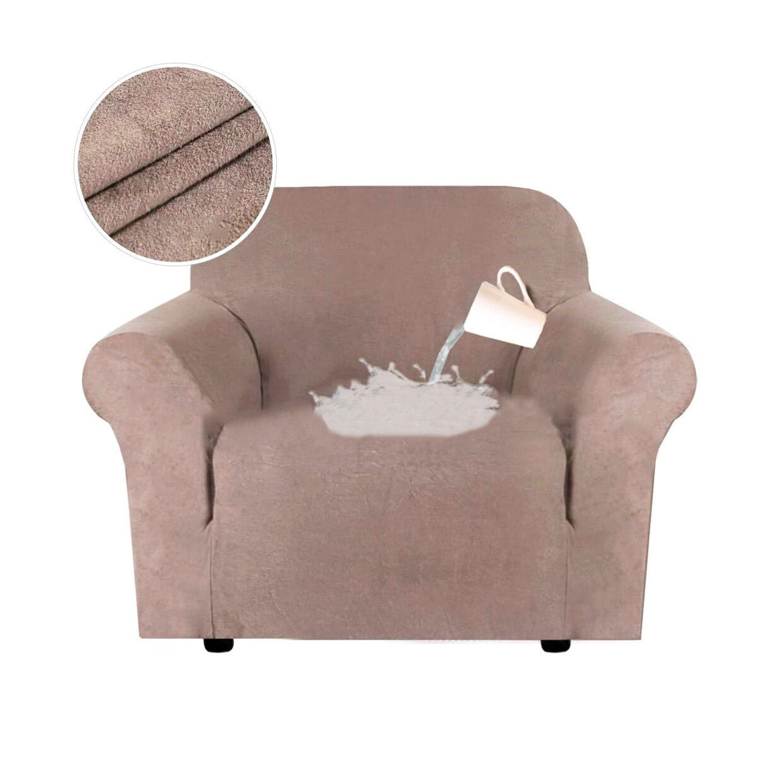 1 Seater Elastic Sofa Cover Universal Chair Seat Protector Couch Case Stretch Slipcover Home Office Furniture Decoration Image 1