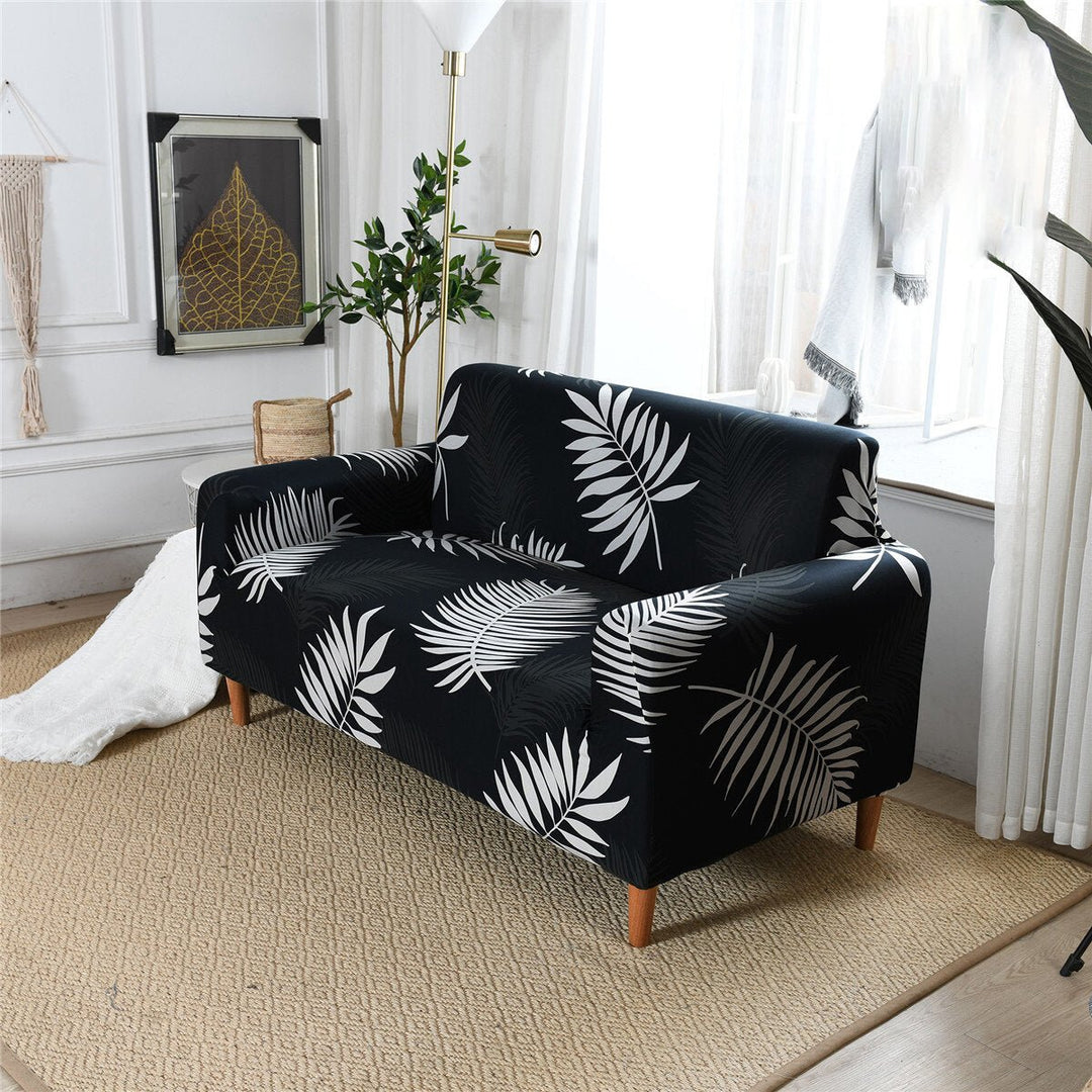 1 Seater Elastic Sofa Cover Universal Printing Chair Seat Protector Stretch Slipcover Couch Case Home Office Furniture Image 1