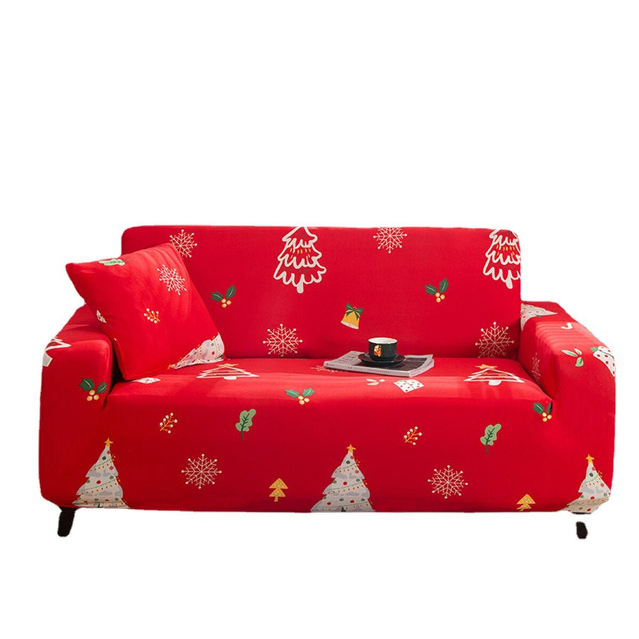 1/2/3/4 Seater Christmas Sofa Cover Elastic Chair Seat Protector Stretch Slipcover Home Office Furniture Accessories Image 1