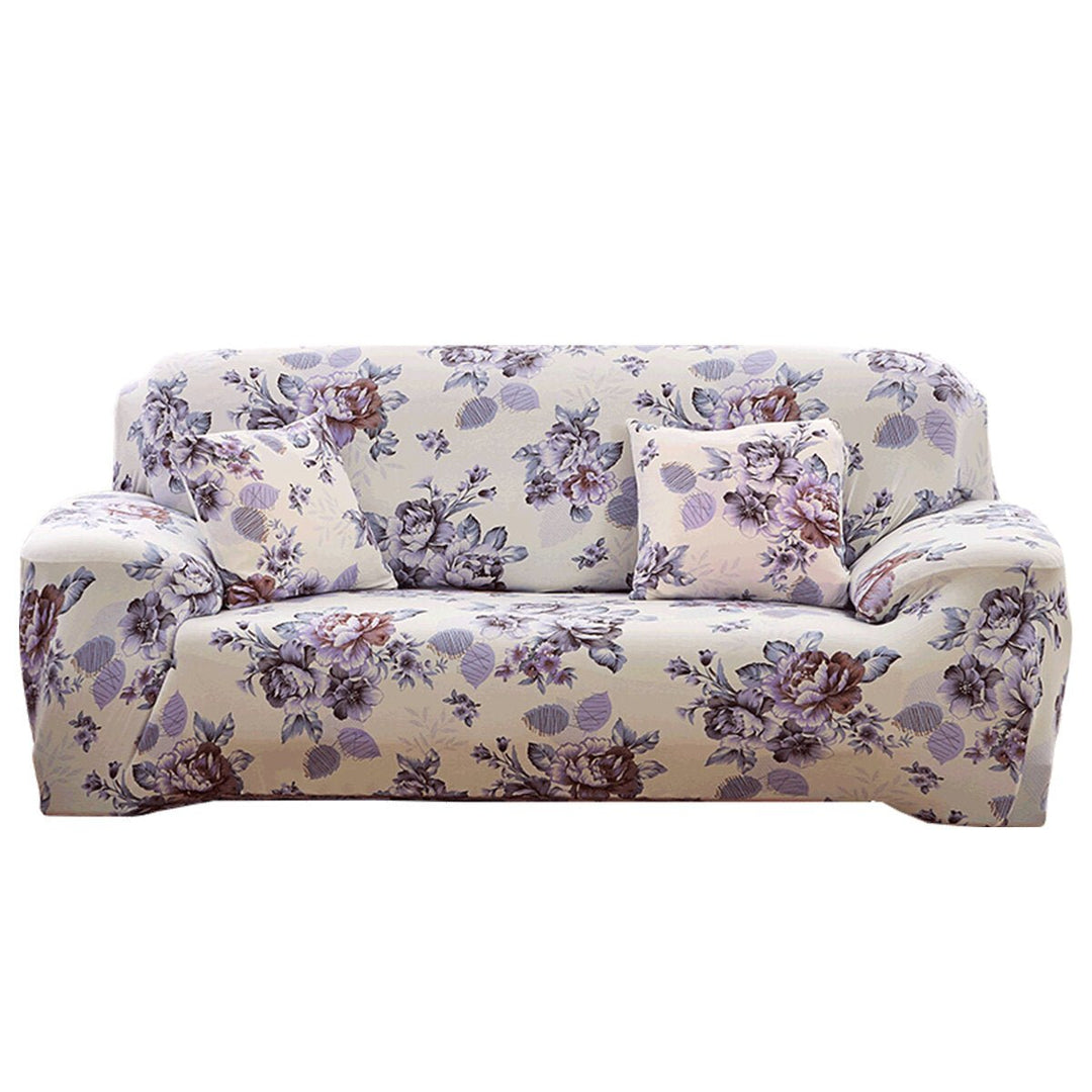 1/2/3/4 Seater Elastic Sofa Cover Pillowcase Chair Seat Protector Stretch Slipcover Home Office Furniture Accessories Image 1