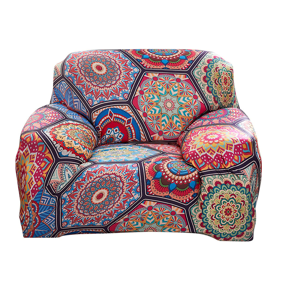 1/2/3/4 Seaters Elastic Sofa Cover Universal Bohemian Chair Seat Protector Couch Case Stretch Slipcover Home Office Image 1