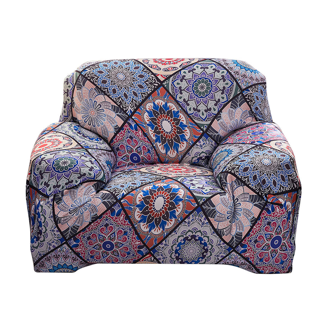 1/2/3/4 Seaters Elastic Sofa Cover Universal Bohemian Chair Seat Protector Couch Case Stretch Slipcover Home Office Image 1