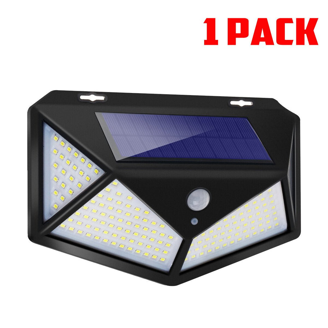 1/2/4Pcs 180LED Outdoor Solar Powered Wall Lamps PIR Motion Sensor Garden Security Solar Lights Waterproof Image 1