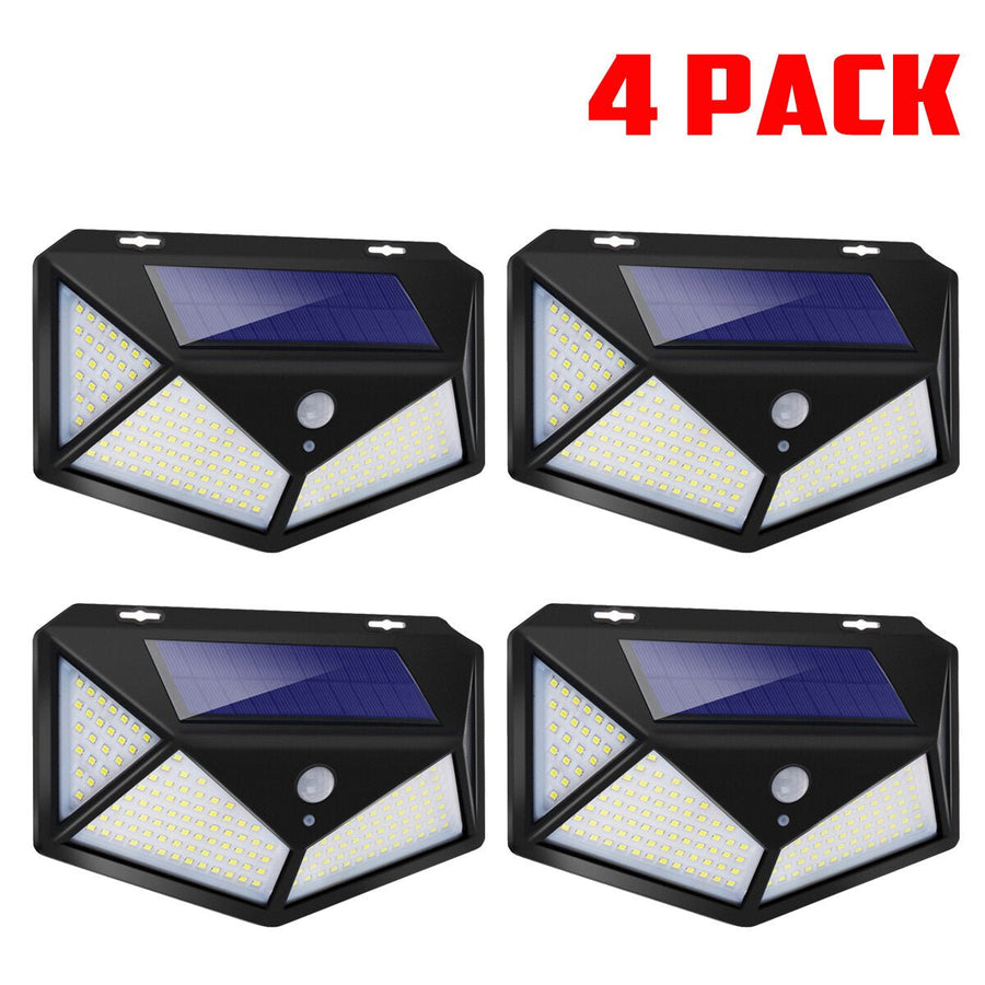 1/2/4Pcs 180LED Outdoor Solar Powered Wall Lamps PIR Motion Sensor Garden Security Solar Lights Waterproof Image 1