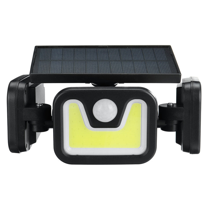 100COB 3 Rotatable Heads LED Solar Light Motion IP65 Waterproof Super Bright Garden Light Image 2