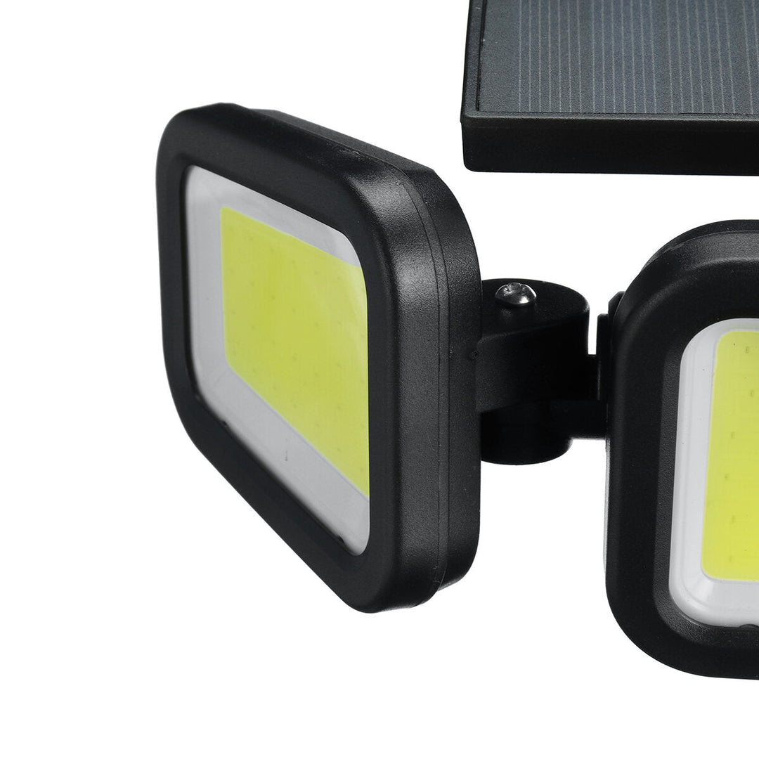 100COB 3 Rotatable Heads LED Solar Light Motion IP65 Waterproof Super Bright Garden Light Image 5