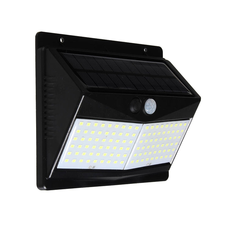 100 LED Solar Motion Sensor Light Outdoor 1000lm Waterproof Security Wall Night Light Image 1