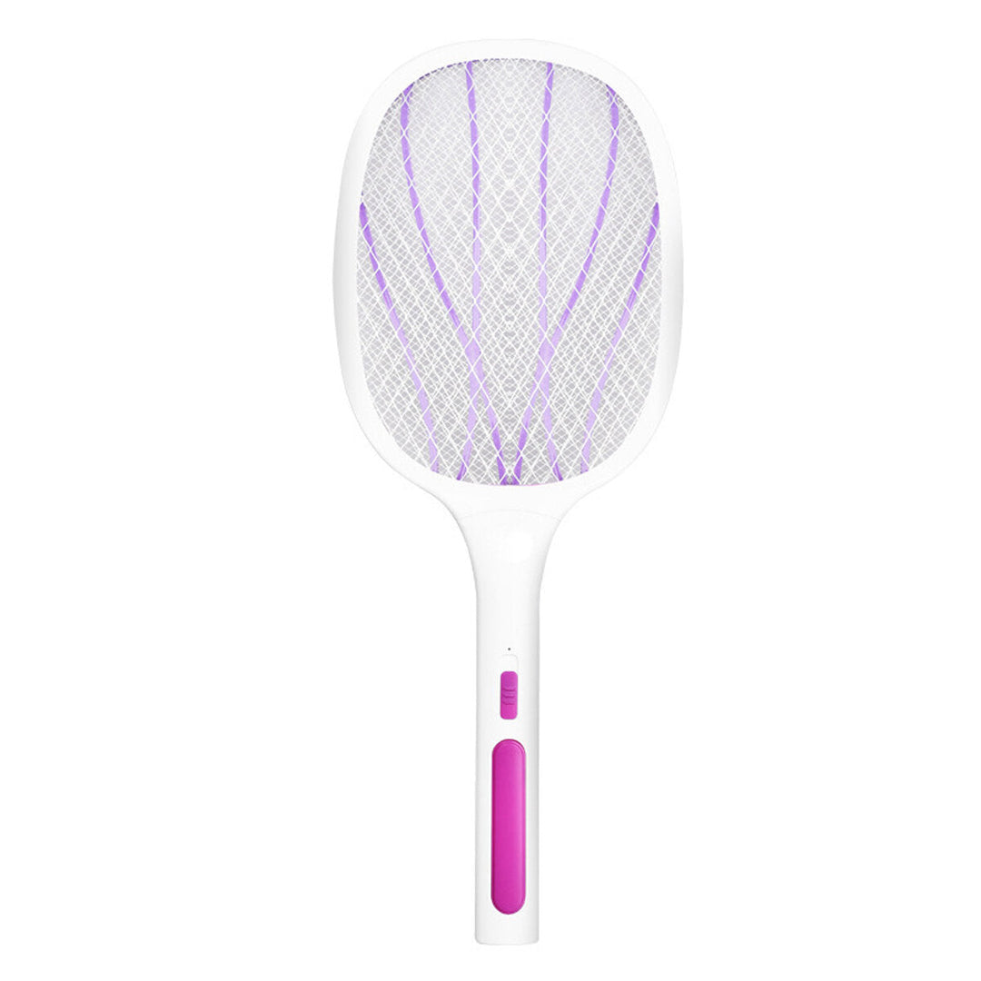 10/6LED Electric Flies Mosquito Swatter 3000V Anti Mosquito Fly Bug Zapper Racket Rechargeable Summer Trap Flies Image 6