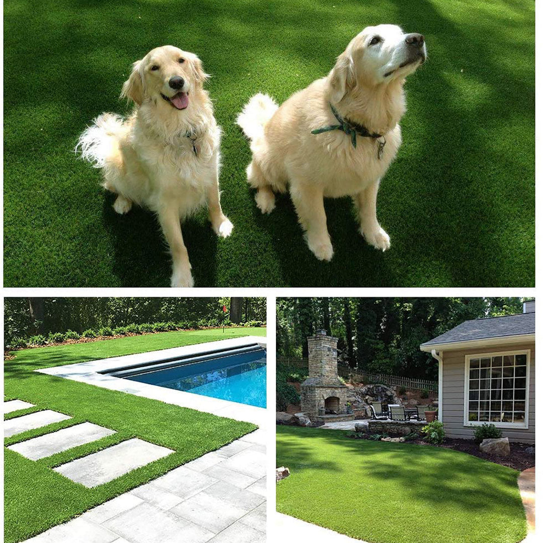 100400cm Artificial Grass Outdoor Garden Turf Lawn Carpet Mat Landscape Pad For Home School Court Balcony Floor Decor Image 3