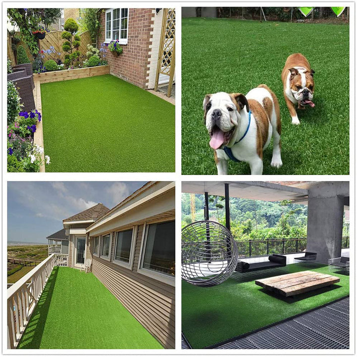 100400cm Artificial Grass Outdoor Garden Turf Lawn Carpet Mat Landscape Pad For Home School Court Balcony Floor Decor Image 4