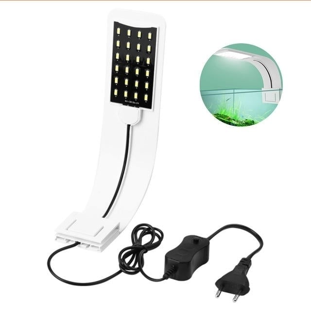 10W Ultra-thin Aquarium Light Compact Fish Tank Light Aquatic Plant Lights EU Plug Image 5