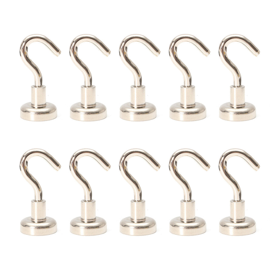 10Pcs D20/25/32 N35 Ferrite Magnetic Hooks Neodymium Hold 12kg Strong Magnet Image 1