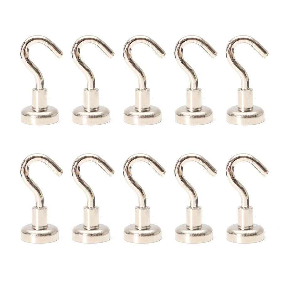 10Pcs D20/25/32 N35 Ferrite Magnetic Hooks Neodymium Hold 12kg Strong Magnet Image 1