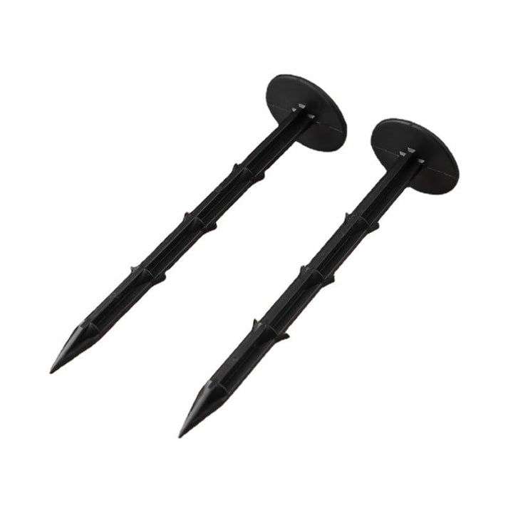 10pcs/Pack Black PP Mulch Shading Pest Control Garden Ground Nail Plastic Film Fixing Tools Image 4