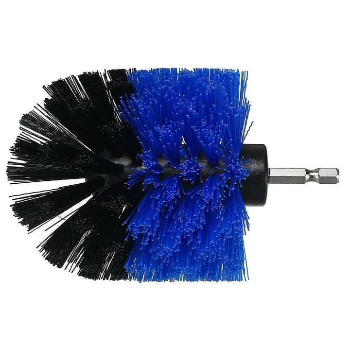 11pc Drill Scrubber Cleaning Drill Brush Set with Scouring Pad Extension Rod for Car Kitchen Grill Tile Image 6